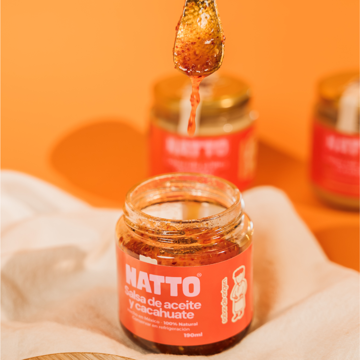 Salsa de Aceite y Cacahuate